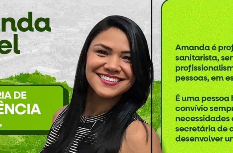 WG: Amanda Muriel será a nova Secretária de Assistência Social